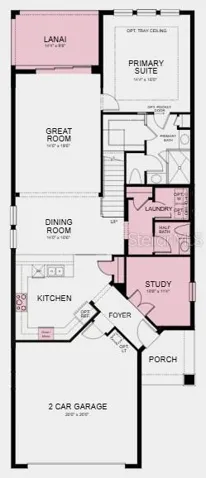 First Floor Plan - Additional Highlights Include: 8' interior doors, cushion close doors &amp; drawers kitchen cabinet package and clear glass entry door
