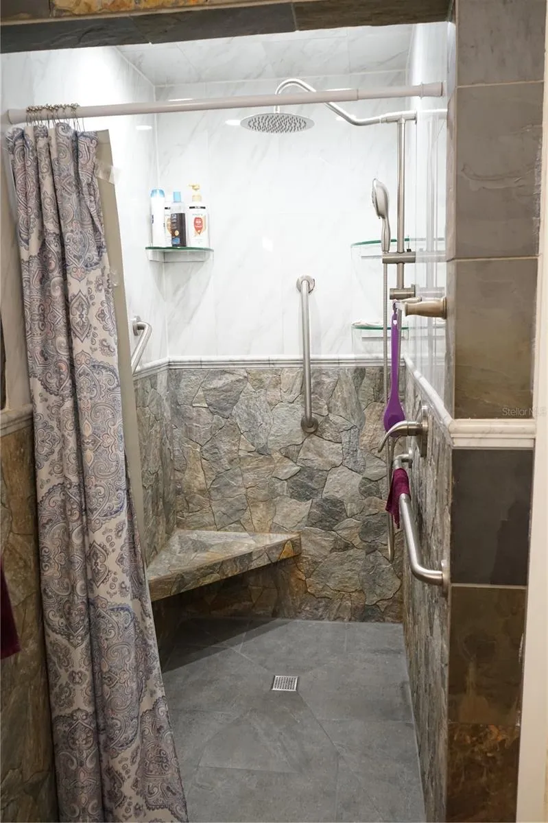 walk in shower