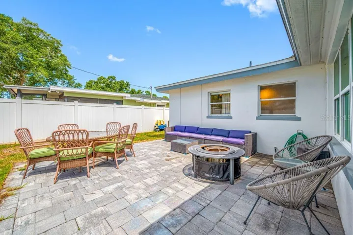 Pavered Lanai is perfect for relaxing with family and friends!