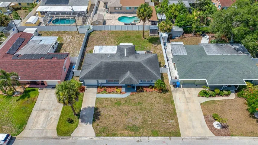 Aerial View - Fully Fenced Backyard