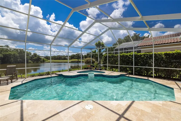 Great view from the solar swimming pool