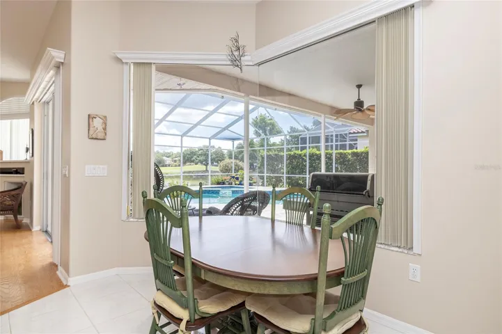 Enjoy the views from the Breakfast nook