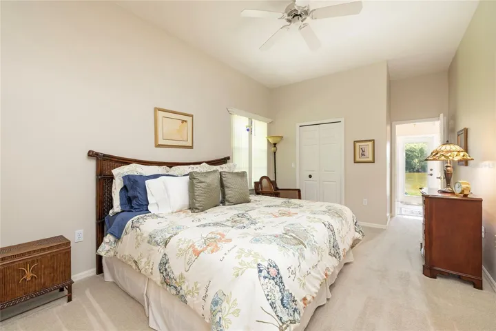 Third bedroom also has door to the pool bath and back door access