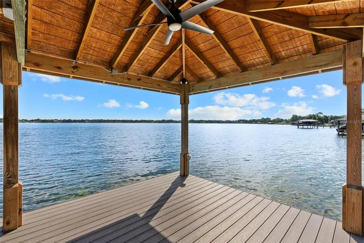 BEAUTIFUL COVERED DOCK