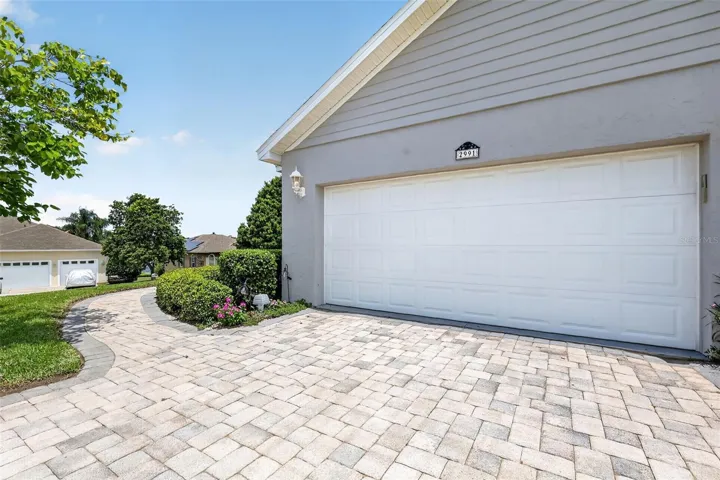 Paver driveway and sidewalk adds to curb appeal!