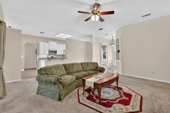 From family room looking into the kitchen.
