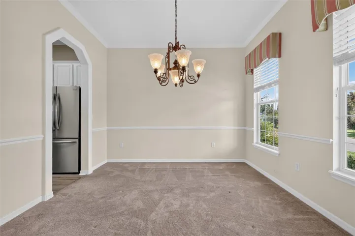 Formal dining room.