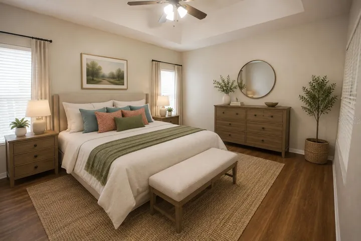 Virtually Staged - primary bedroom