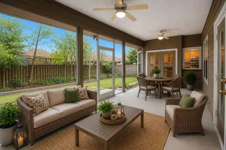 Virtually Staged - backporch