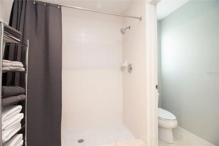 Primary Shower & Private Commode
