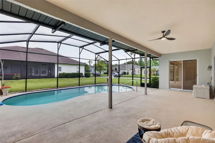The pool cage was rescreened w/ the frame & deck freshly painted, & a new robotic pool cleaner, new pool filter head, & variable speed pool pump mean the hard work is already done for you.
