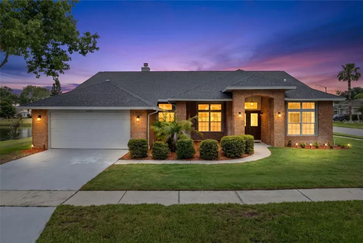 Welcome to a beautifully maintained brick home on a .22 acre corner lot in the heart of Hunter's Creek. This 3 bedroom plus office home sits on a peaceful pond lot w/ no neighbors on either side, offering the kind of privacy &amp; space that's hard to find.