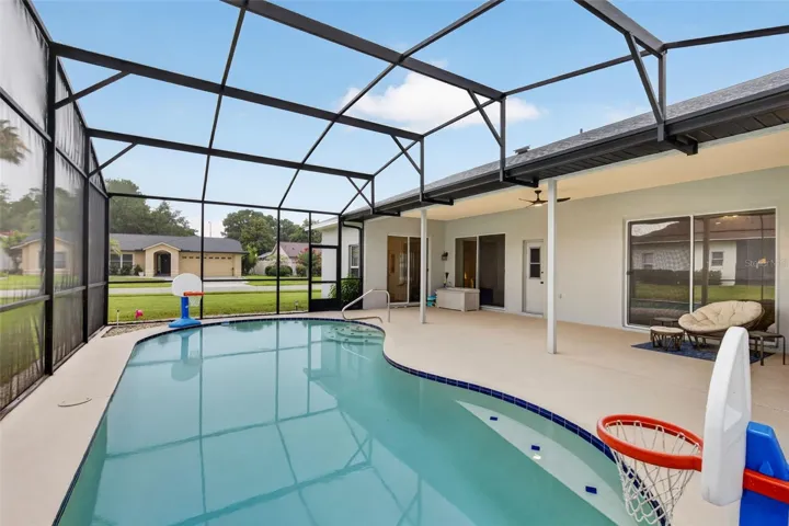 The pool cage was rescreened w/ the frame & deck freshly painted, & a new robotic pool cleaner, new pool filter head, & variable speed pool pump mean the hard work is already done for you.
