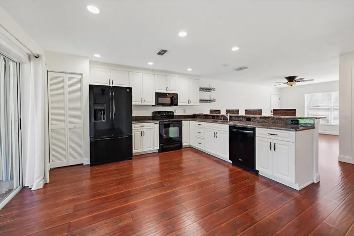 Spacious Kitchen with room for a rolling island