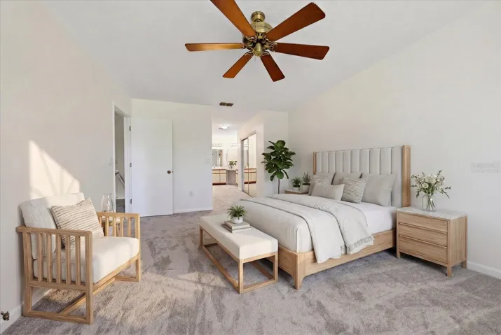 Primary Bedroom Suite (virtually staged)