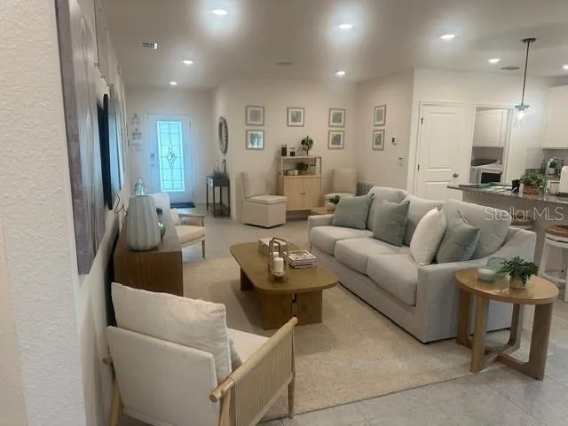 Great Room with plenty of space & light