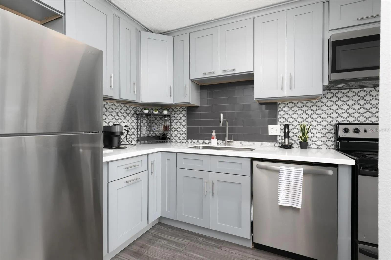 Kitchen with Stainless Appliances