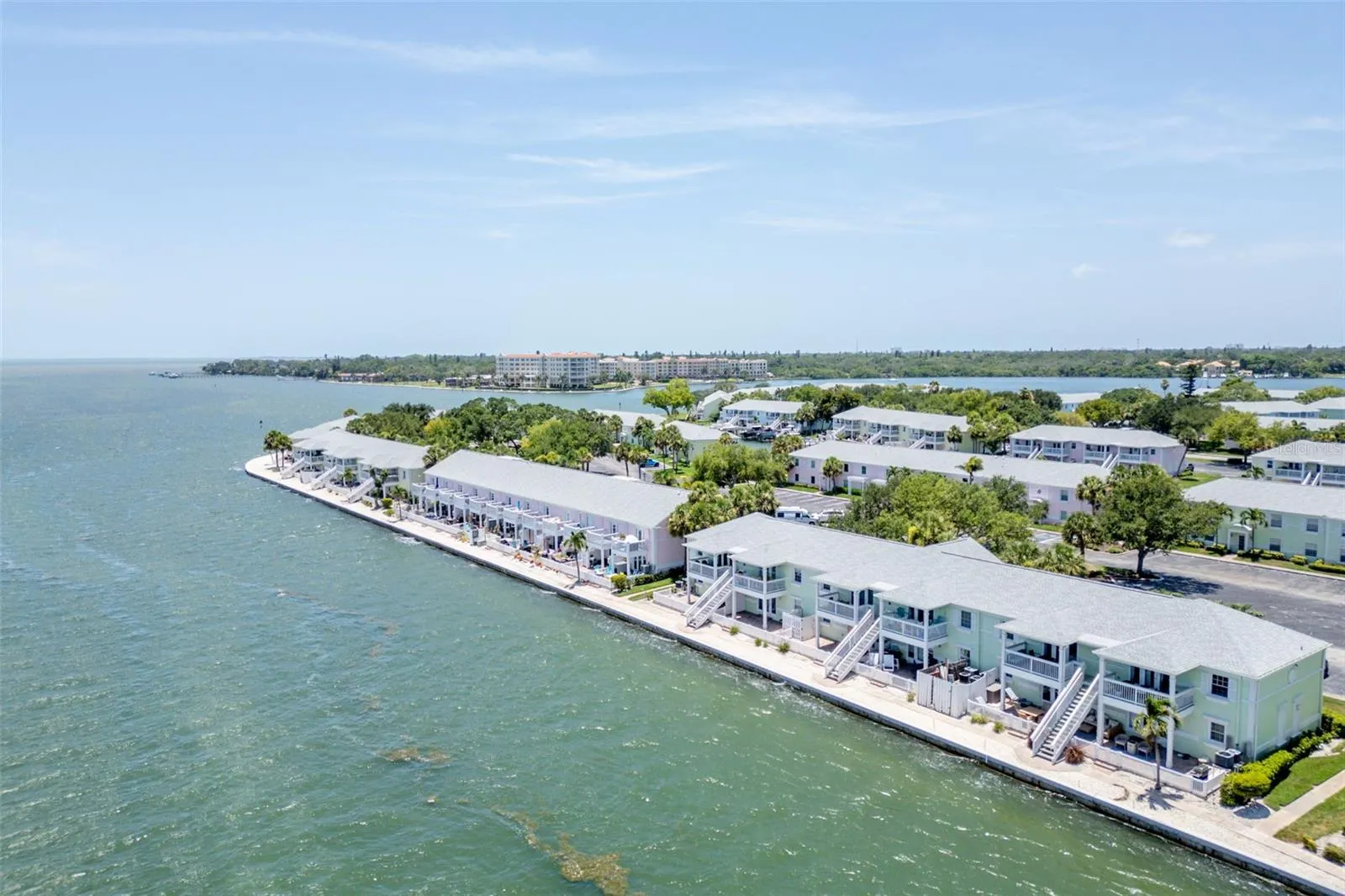 Back of Adjacent Buildings on Tampa Bay