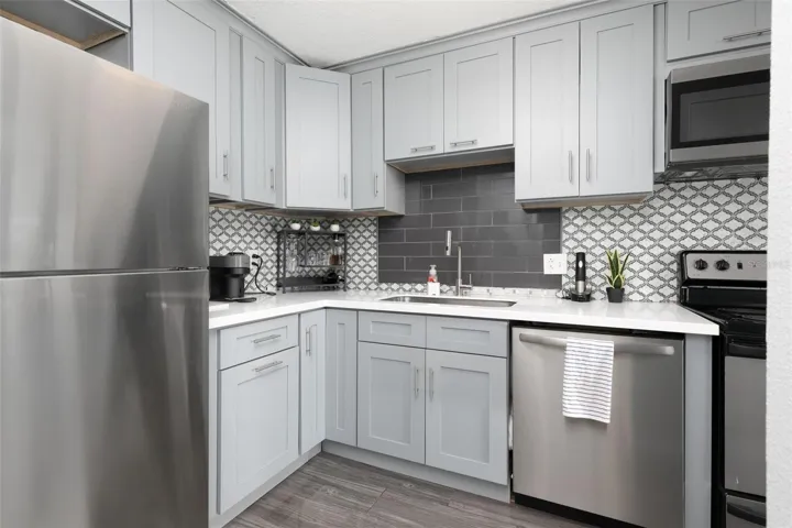 Kitchen with Stainless Appliances