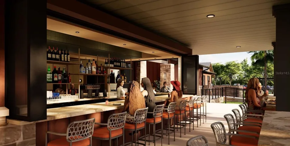 Harvest Club Rendering - Outdoor Bar