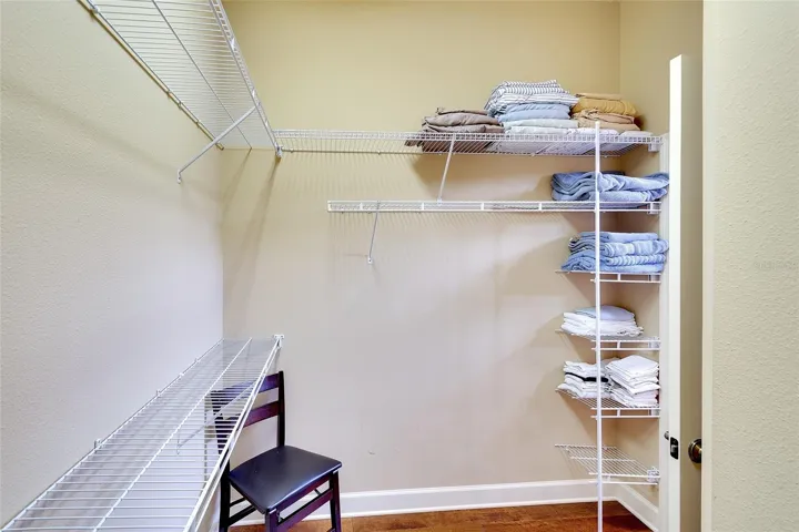 large walk in closet