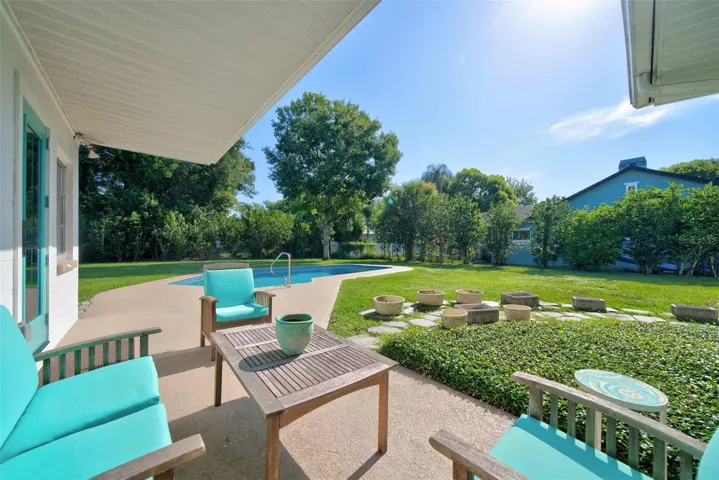 Back patio