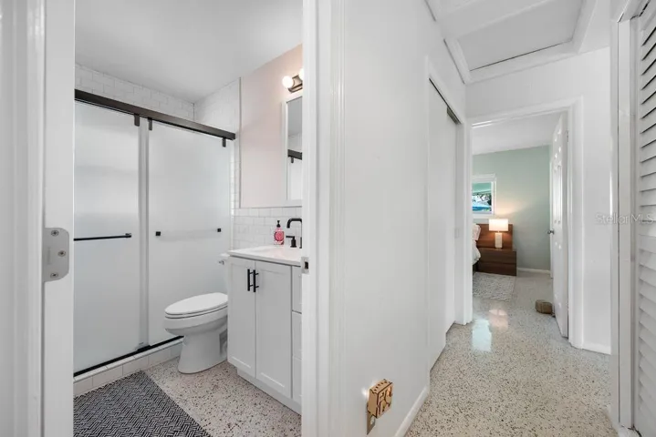 Hall Bathroom - View of Hallway