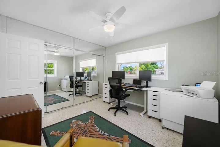 Secondary Bedroom - Currently Being Used as an Office