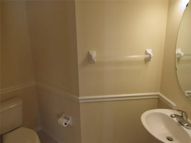 Convenient 1/2 bath downstairs.