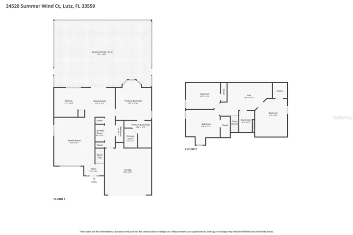 Floor Plan - 24520 Summer Wind Court
