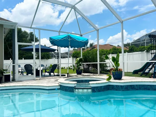 Pool and back