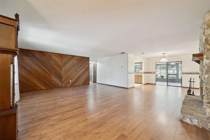 Living room and dining room combination