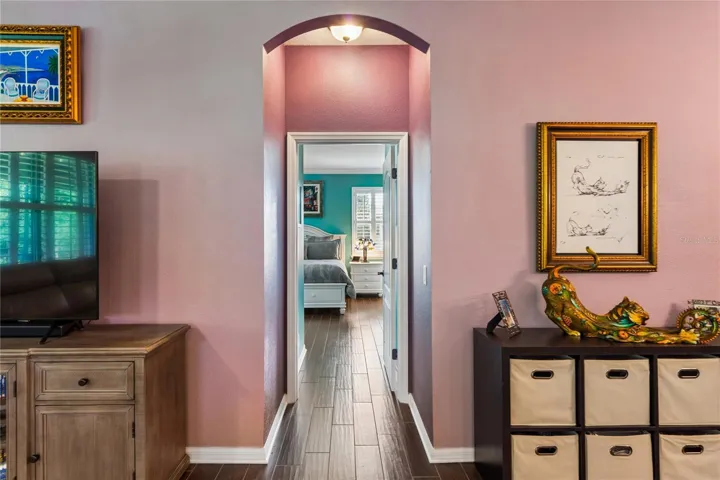 A Separate Hallway Leads You to the Private Primary Bedroom and En Suite