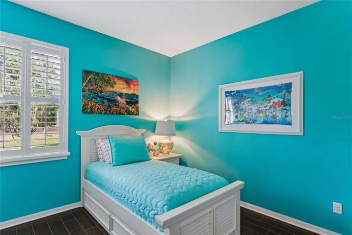 Second Bedroom with Plenty of Wall Space for Furniture and a Large Closet