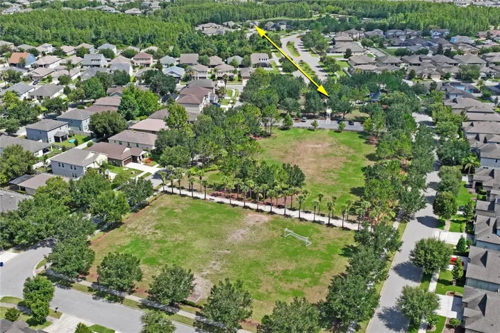 Connerton Community Park in Relation to Pearl Crescent Ct.