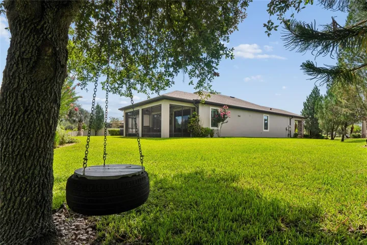 Whimsical Spaces in the Large Pie Shaped Yard