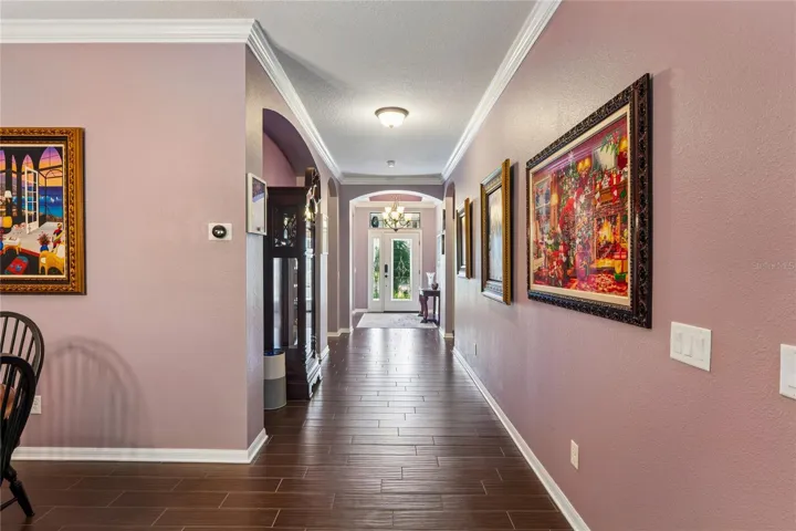 Wide Entry and Hallway Can Accommodate Guests Needing Accessibility