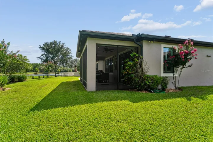 Beautifully Maintained Backyard and Extended Patio at 21627 Pearl Crescent Ct.