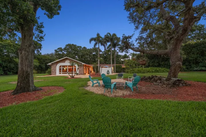 Expansive back yard