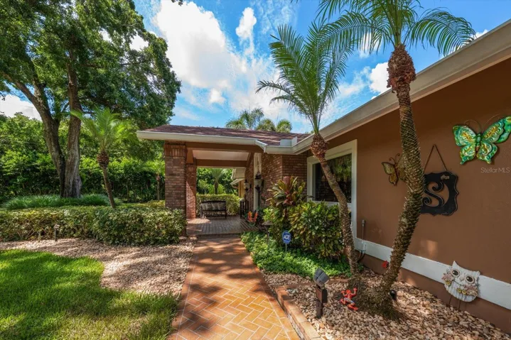 Walkway to front entrance