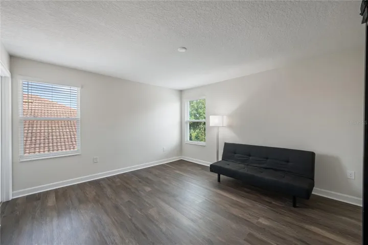 Bedroom 3 with new flooring