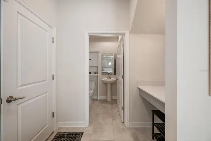 Powder bathroom downstairs