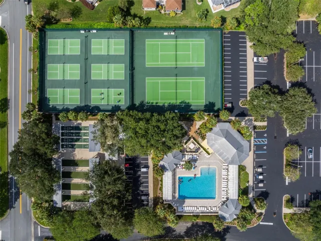 Outdoor pool, pickleball courts, tennis courts, and so much more!