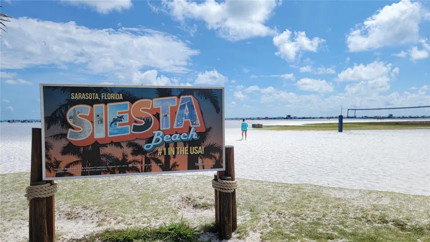 World famous Siesta Key just minutes away