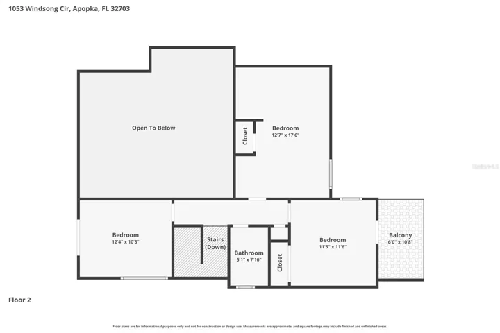 Floorplan upstairs