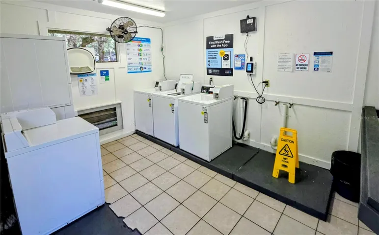 community laundry rooms throughout the park