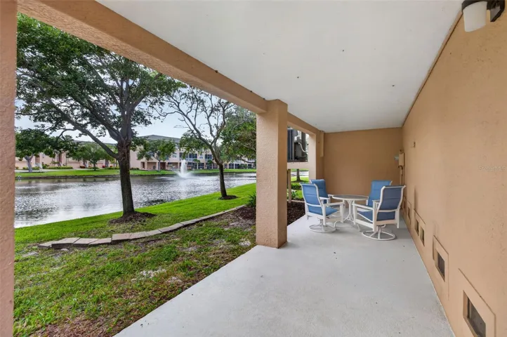 Downstairs patio