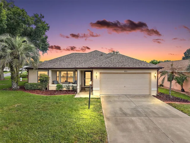 Twilight Front Elevation