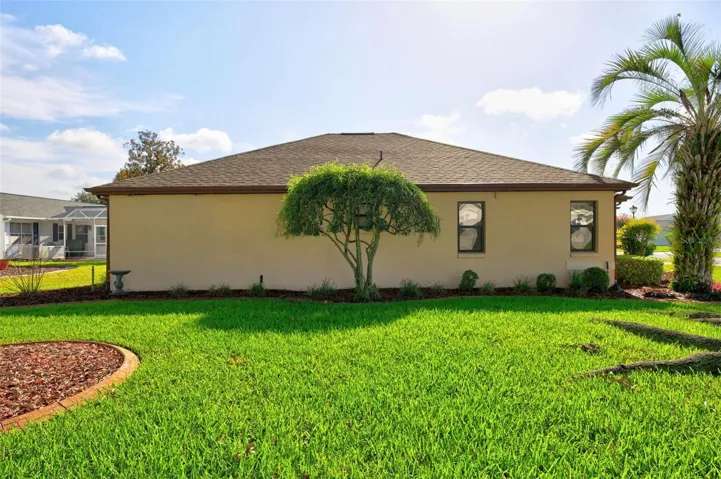 Side Elevation with Large Corner Lot