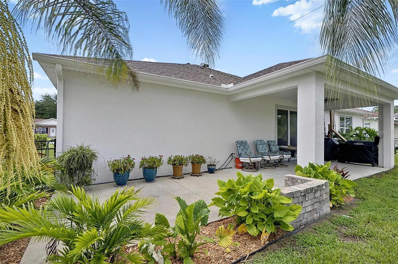 Extended Lanai with Fireplace